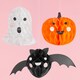 image 2 of Assorted Halloween Characters Honeycomb Hanging Decorations - Pack of 3