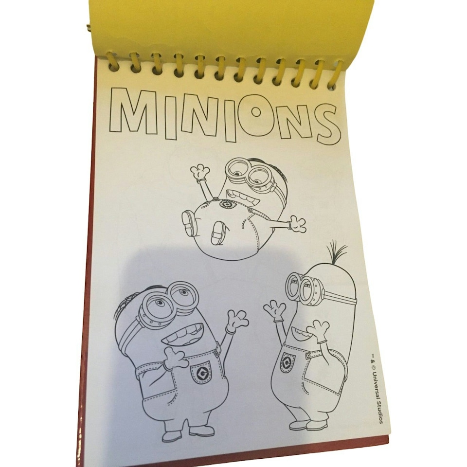 image 1 of Despicable Me It Could Be Worse Mini Minions Sketchbook Set - Black/White/Yellow - One Size