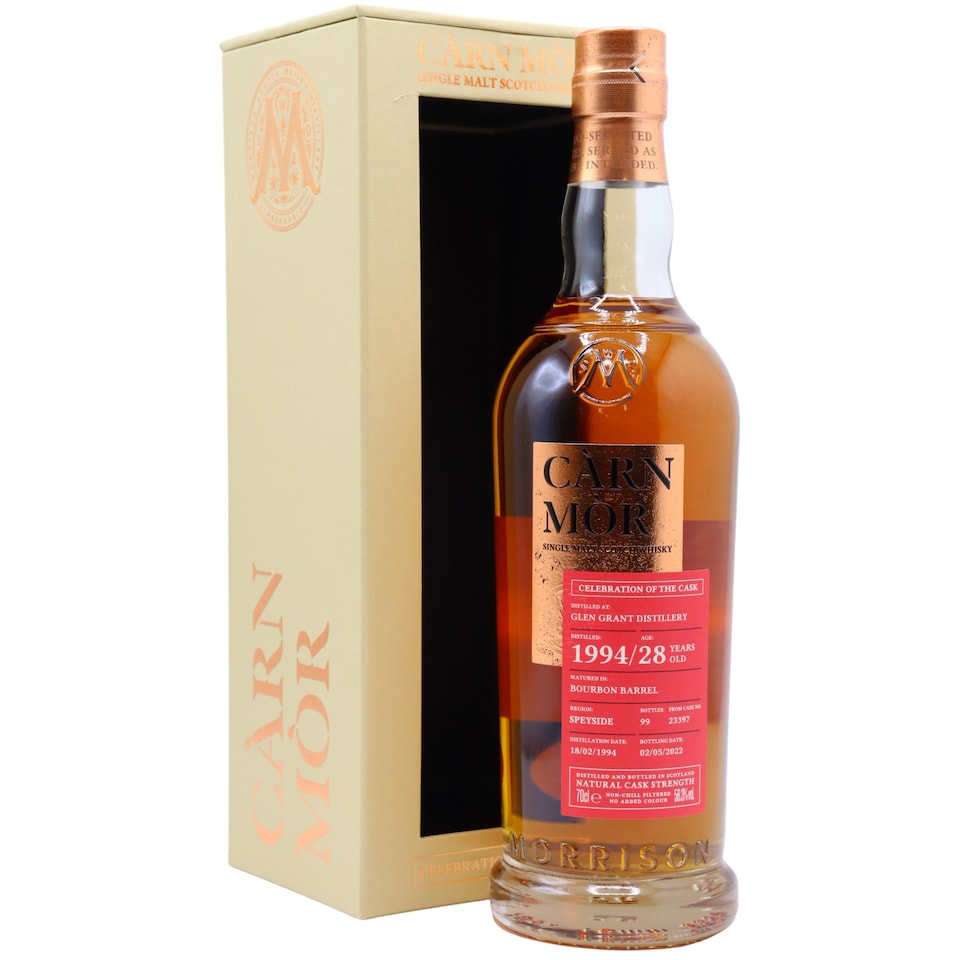 Glen Grant - Carn Mor Celebration Of The Cask - Single Cask No. 23397 1994 28 year old Whisky