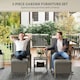 image 3 of Outsunny 5 PCS Rattan Garden Furniture Set w/ Cushions | Multi | Chair