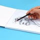 image 2 of A4 Top Glued Open Sketch Pad