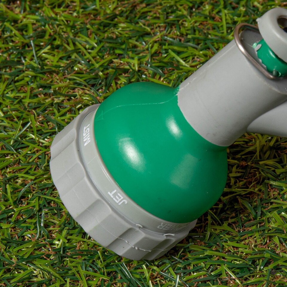 image 1 of 6 Function Soft Grip Garden Hose Pipe Spray | Green | Green