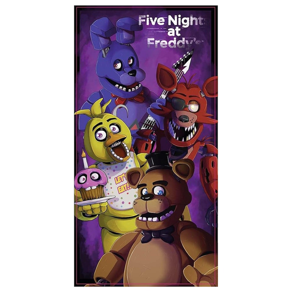 image 1 of Five Nights At Freddys Freddy Fazbear Towel | Multi | Multicoloured | One Size | 1
