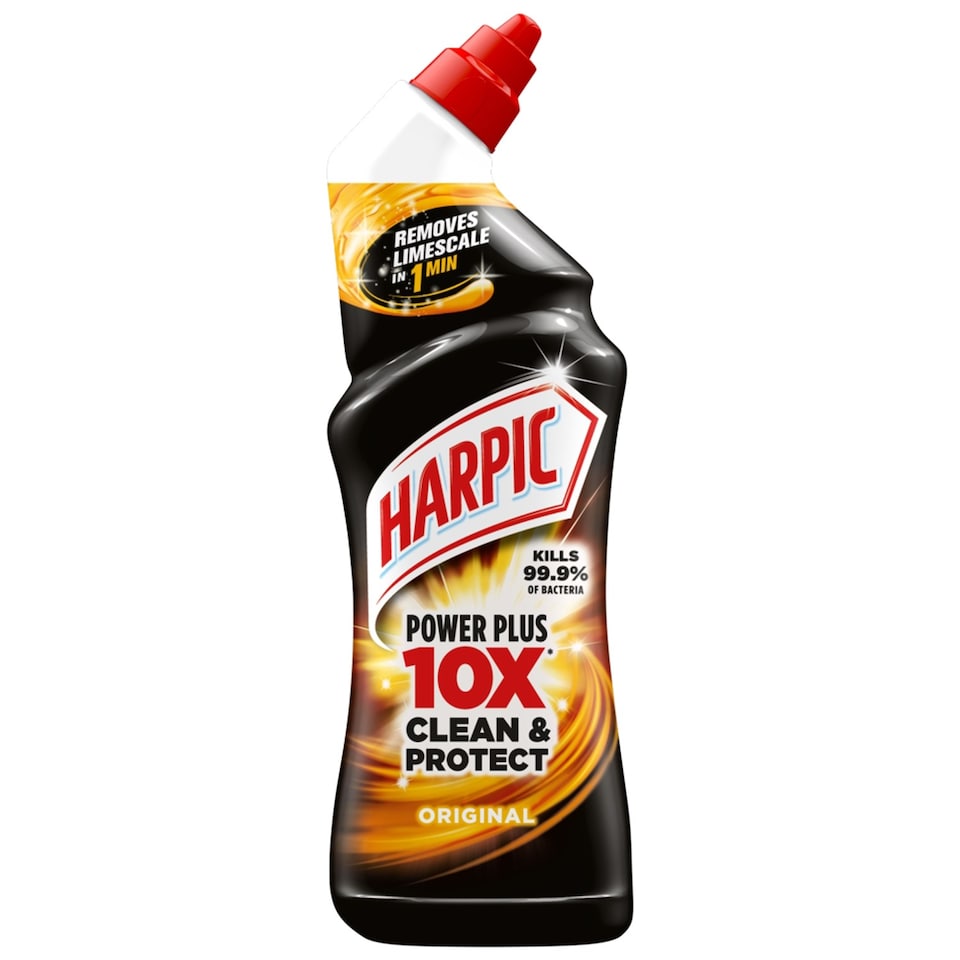 image 1 of 6 x Harpic Power Plus Max Disinfectant Toilet Cleaner Limescale Removal 750ml