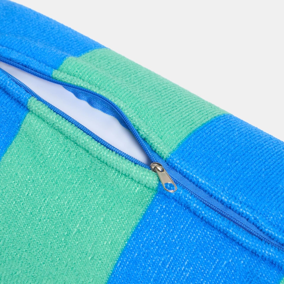 image 1 of OHS Vertical Stripes Beach Bolster Neck Back Support Pillow