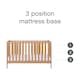 image 4 of Tutti Bambini Malmo Cot Bed, Cot Top Changer and Mattress Bundle - Oak