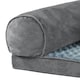image 3 of Skylos Orthopedic Pet Calming Bed Extra Large Foam Plush Dog Nest Mattress Mat Grey | XL