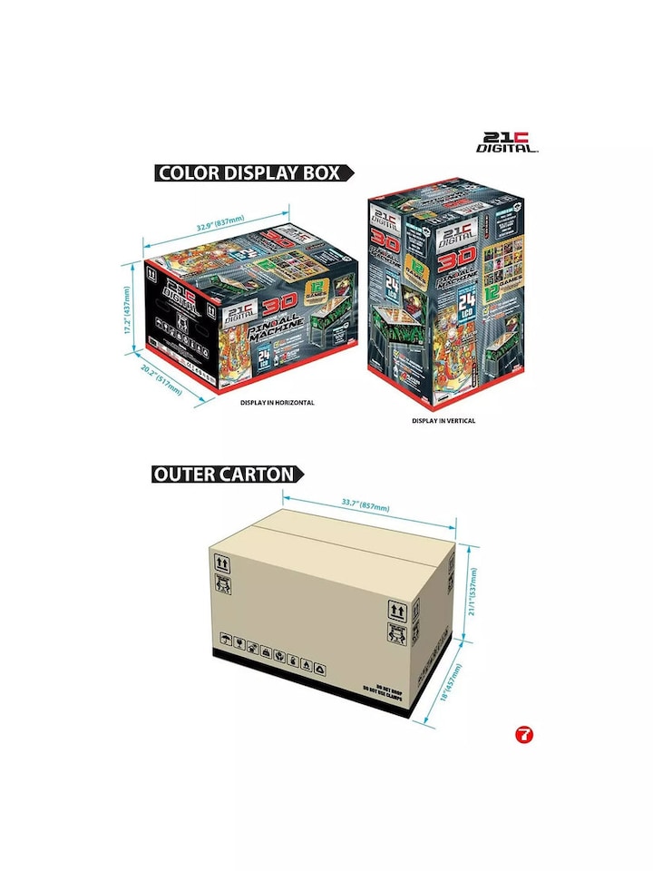 image 1 of Toy Shock Haunted House Electronic Pinball Machine With Digital Score Board