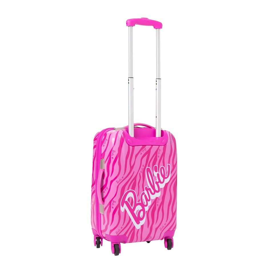 image 1 of Barbie Hardshell 4 Wheeled Suitcase - Pink - 79cm x 28cm x 50cm Pink | Extra large