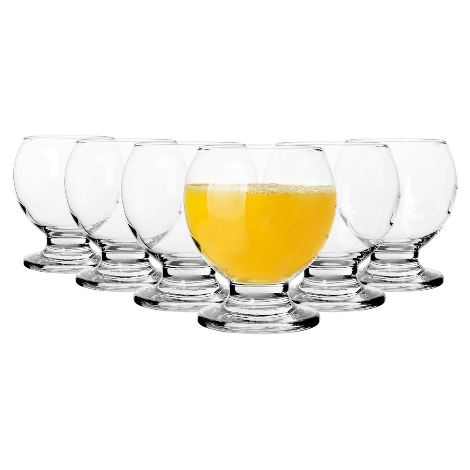 image 1 of LAV Nectar Glass Tumblers - 215ml - Pack of 6 Clear