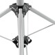 image 6 of KCT 4 Arm Portable Rotary Washing Line - 16m Drying Area Silver