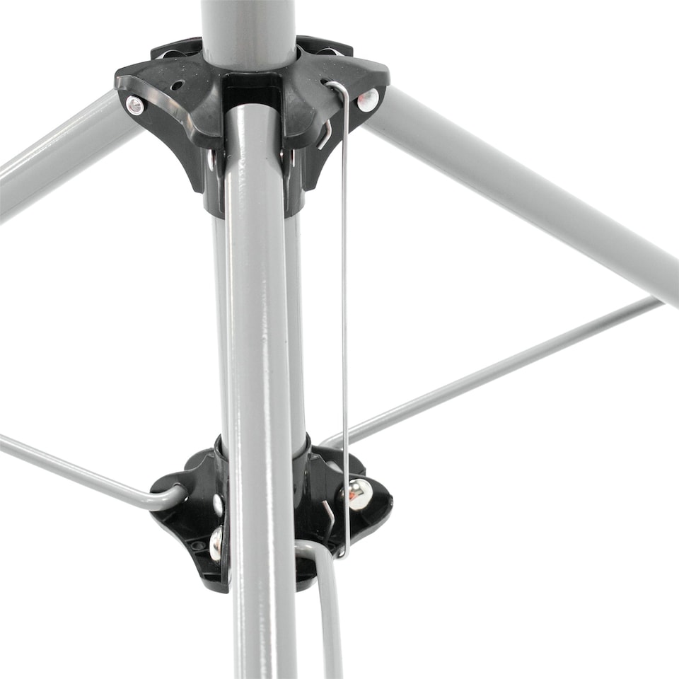 image 1 of KCT 4 Arm Portable Rotary Washing Line - 16m Drying Area Silver