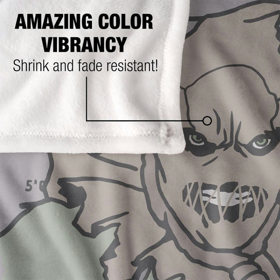 image 1 of Batman Line Up Scarecrow Blanket - Multicoloured - One Size