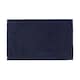 image 1 of Hotel Luxury Deep Pile Bath Mat - Slip Resistant, Anti-Viral Bathroom Rug Blue | Navy