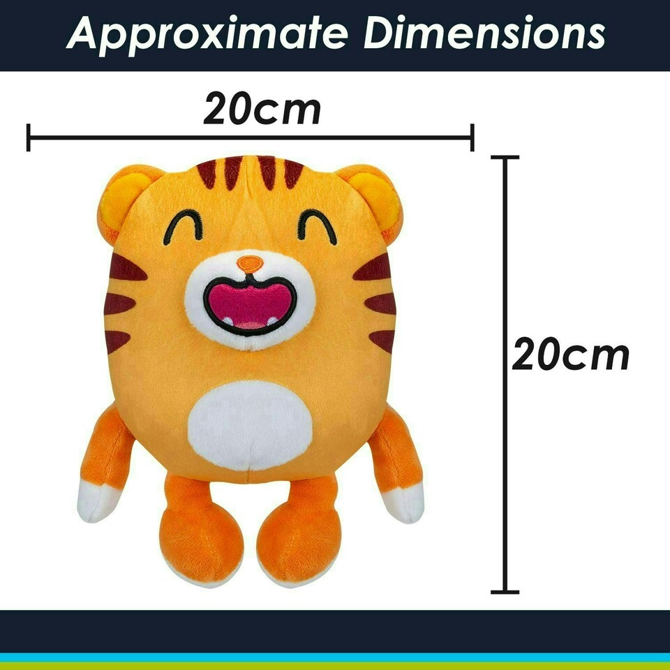 image 1 of Jasper Pinata Smashlings Soft Toy Cute Plushie Huggable Cuddly 20cm Orange