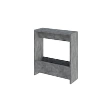 Decortie Simpi Slim Side Table 55x20x60cm Gold Marble Effect