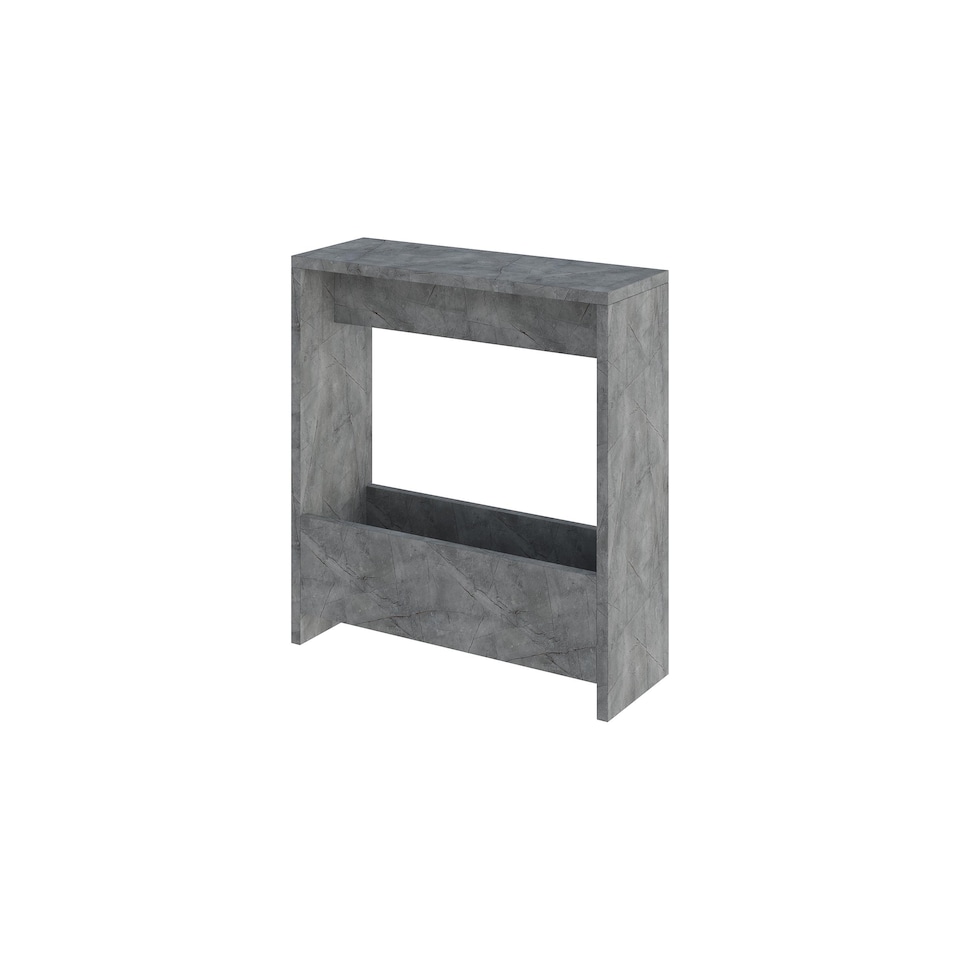 image 1 of Decortie Simpi Slim Side Table 55x20x60cm Gold Marble Effect