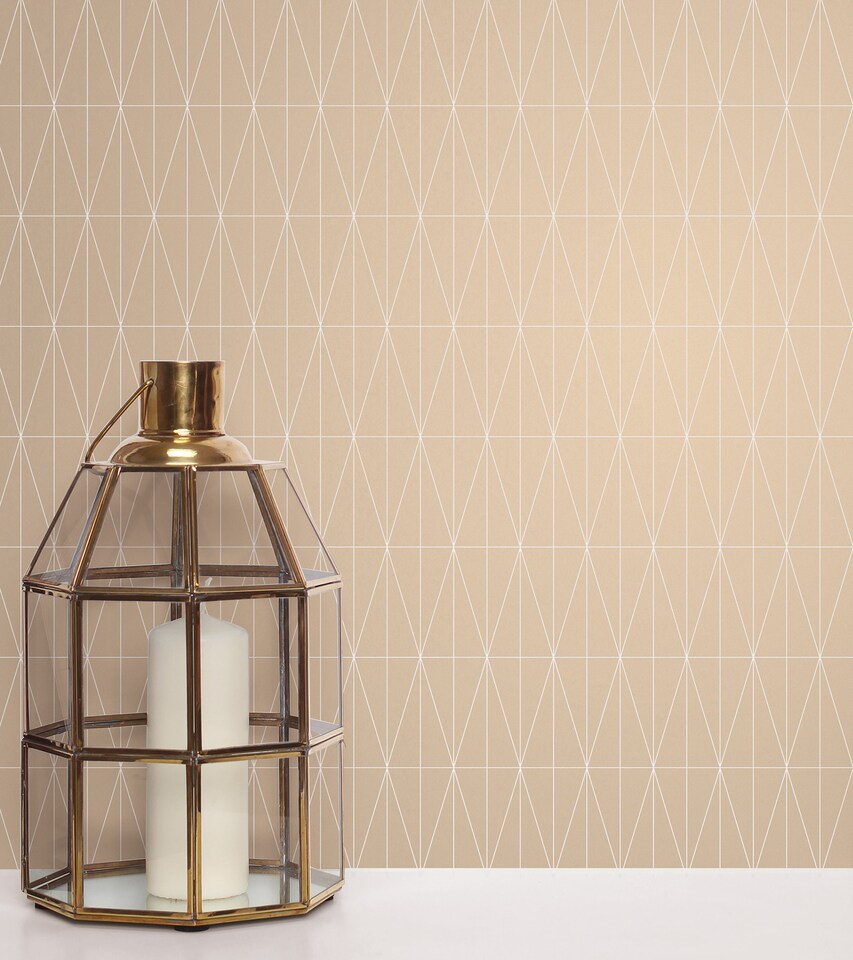 image 1 of Fine Decor TC25214 Linear Wallpaper, Beige