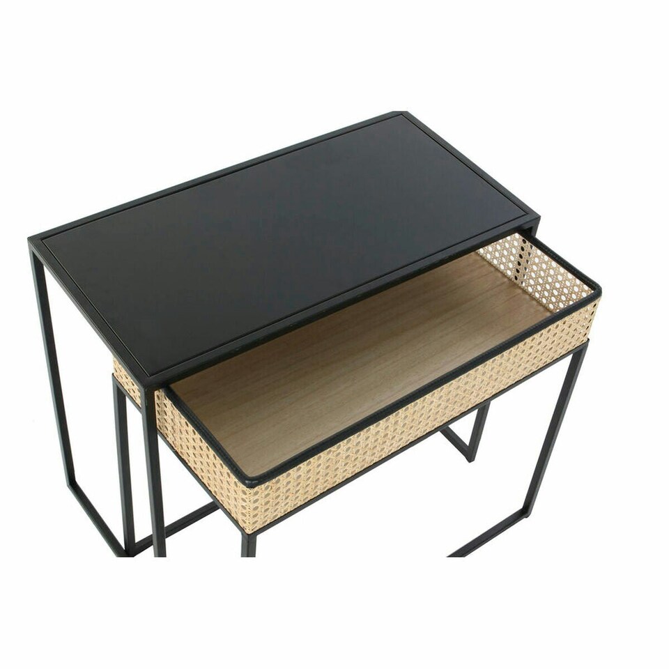 image 1 of Centre Table DKD Home Decor Black Natural 60 x 30 x 50 cm N/A