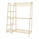 image 1 of Living and Home Bamboo Bedroom Garment Clothes Rack 110cm - Natural