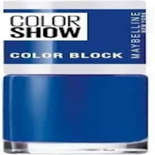Maybelline Color Show Color Shock Nail Polish 487 Blue Blocks N/A