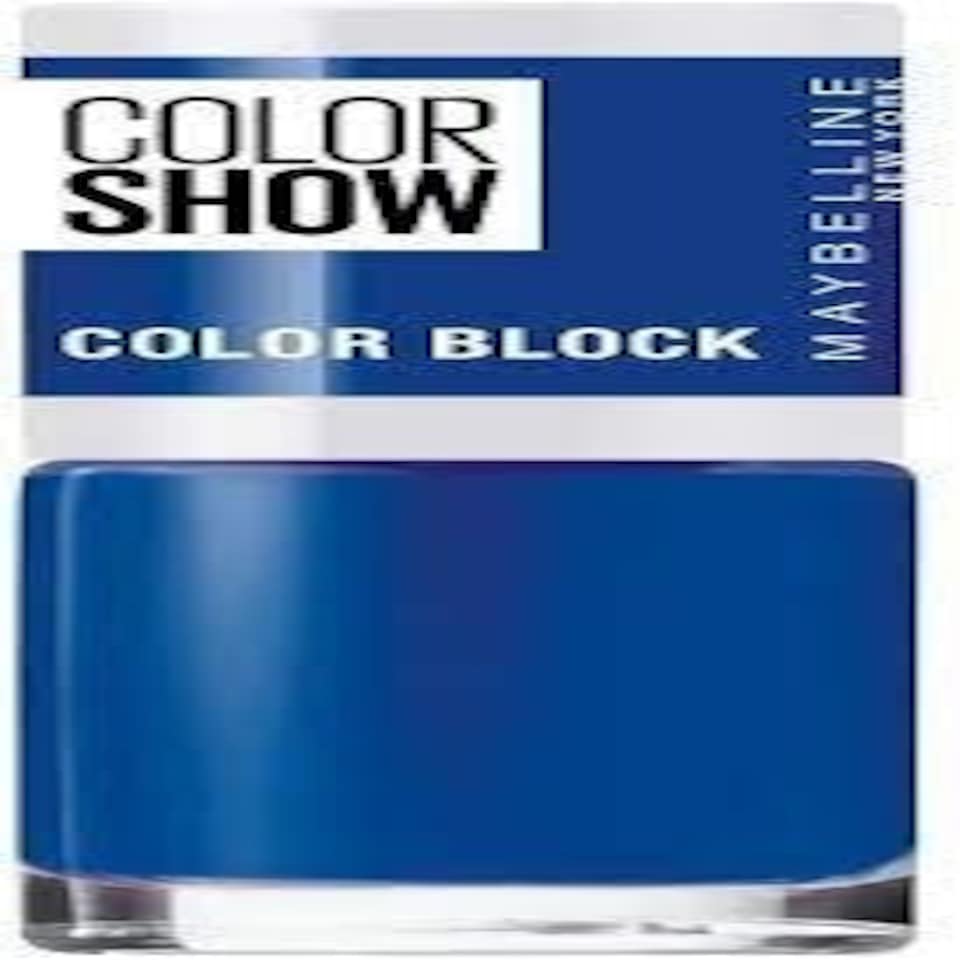 image 1 of Maybelline Color Show Color Shock Nail Polish 487 Blue Blocks N/A