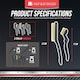 image 3 of 6-Piece Wire Brush Set Steel, Brass & Nylon Brushes for Rust & Detail Cleaning