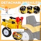 image 6 of HOMCOM Kids Pedal Go Kart Children Ride On Digger Tractor Toy Car Excavator For 3 - 6 Years