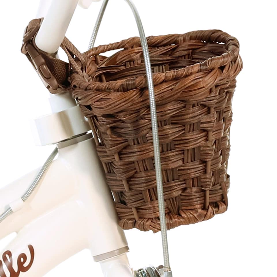 image 1 of Retro 12" Kids Bicycle - White Classic Vintage Style Bike for Children