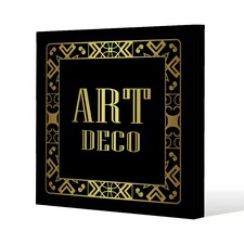 Art Deco (Canvas Print) 46 x 46 x 4cm