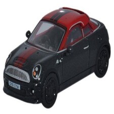 Oxford Diecast Mini Coupe Midnight Black/Red