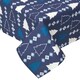 image 1 of Homescapes Blue Winterland 100% Cotton Round Christmas Tablecloth - 178 cm