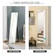image 3 of HOMCOM Full Length Mirror Free Standing or Wall Mount Dressing Bedroom Black