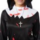 image 5 of Scary Nun - Halloween fancy dress costume for women | Black | black/white | 1
