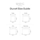 image 9 of MHG Living Striped 16.5 Tog Winter Duvet and Pillow Set-Double