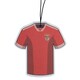 image 1 of SL Benfica Football Shirt Hanging Air Freshener - Red/Yellow/White - One Size