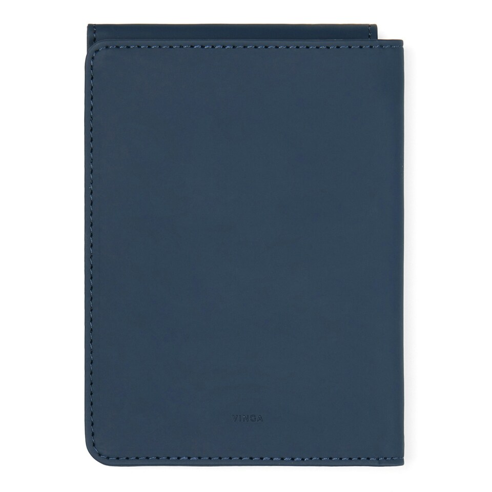 image 1 of Vinga Baltimore RFID Passport Cover - Navy - One Size | Blue