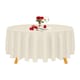 image 1 of Round Polyester Tablecloth, Premium Linen Table Cover - 70 Inch