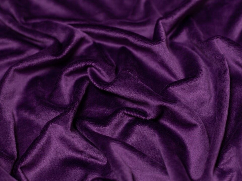Purple Velboa Faux Fur Fabric for Dressmaking, Toy Making, 150cm / 59" Wide - per metre