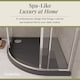 image 3 of Balterley Premium Shower Tray - Right Hand Offset Quadrant | Grey | Grey Slate | 1