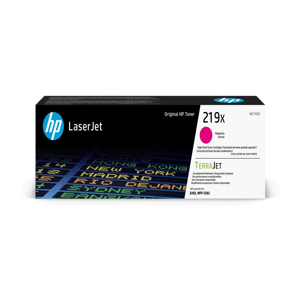 HP 219X High Yield Magenta Toner Cartridge 2.5K - W2193X N/A