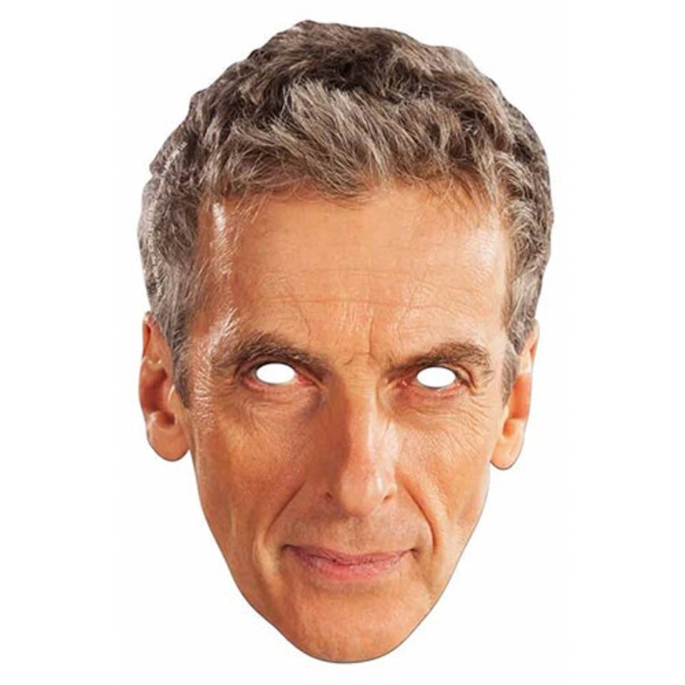 The Twelfth Doctor Peter Capaldi Dr Who Cardboard Face Mask