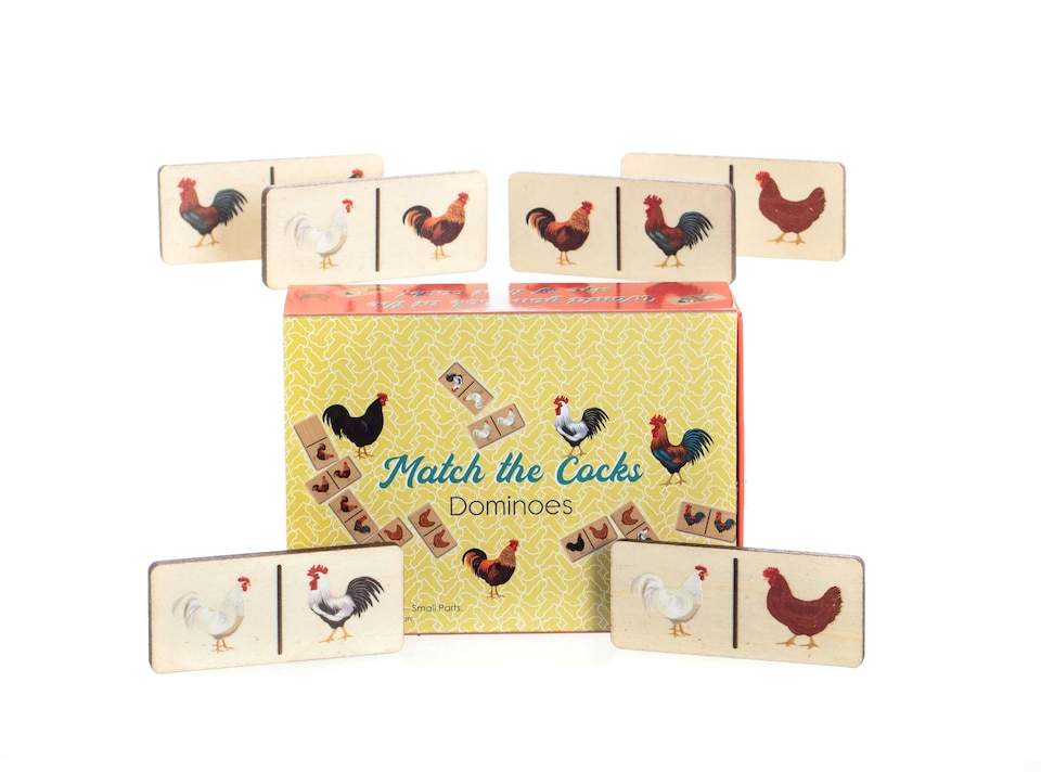 image 1 of Match The Cocks Dominoes
