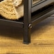image 8 of HOMCOM Heavy Duty Firewood Log Rack Wood Storage Holder w/ 4 Tools Steel, Black