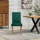 image 2 of Maiolo Velvet Dining Chairs - Set of 2 - Green