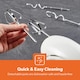 image 10 of GEEPAS 150W Hand Mixer, Electric Whisk - 7 Speed, White