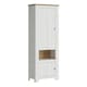 image 1 of Celesto 2 Door Cabinet in White and Oak