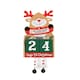 image 1 of Pre-personalised Wood Advent Block - Over 80 Titles - Blank Reindeer