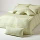 image 4 of Homescapes Sage Green European Size Egyptian Cotton Pillowcase 330 TC - 60 x 60 cm Green