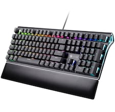 Z-Edge Mechanical Gaming Keyboard Wired USB Gaming Keyboard 108 Keys with Customizable Rainbow Backlit, Anti-Ghosting, Aluminium Plate, Plug & Play, for Gamers and Typists - US Layout